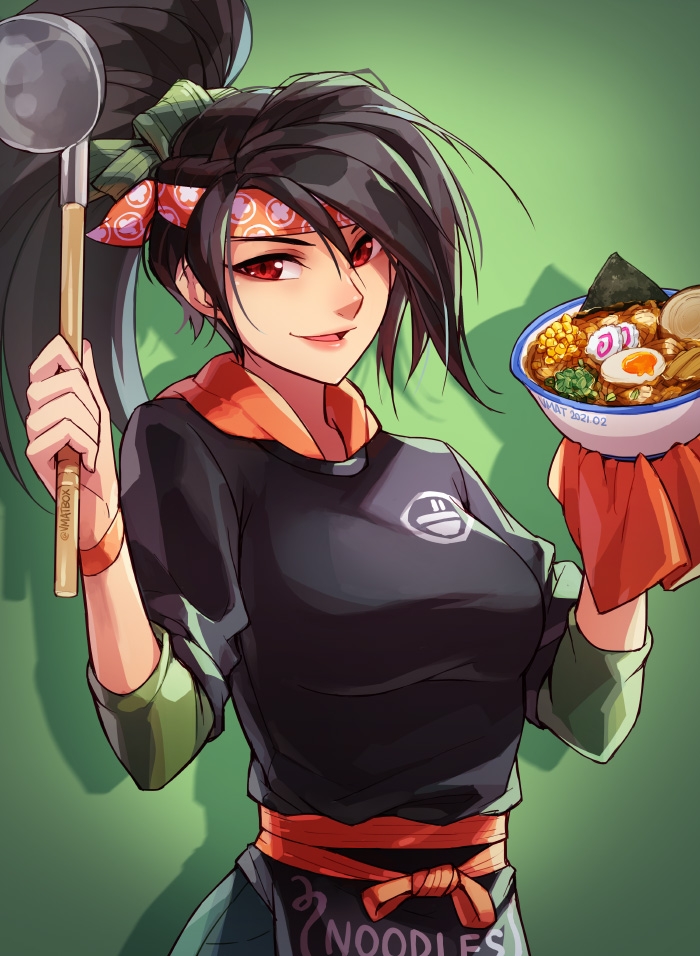 akali (league of legends) drawn by vmat