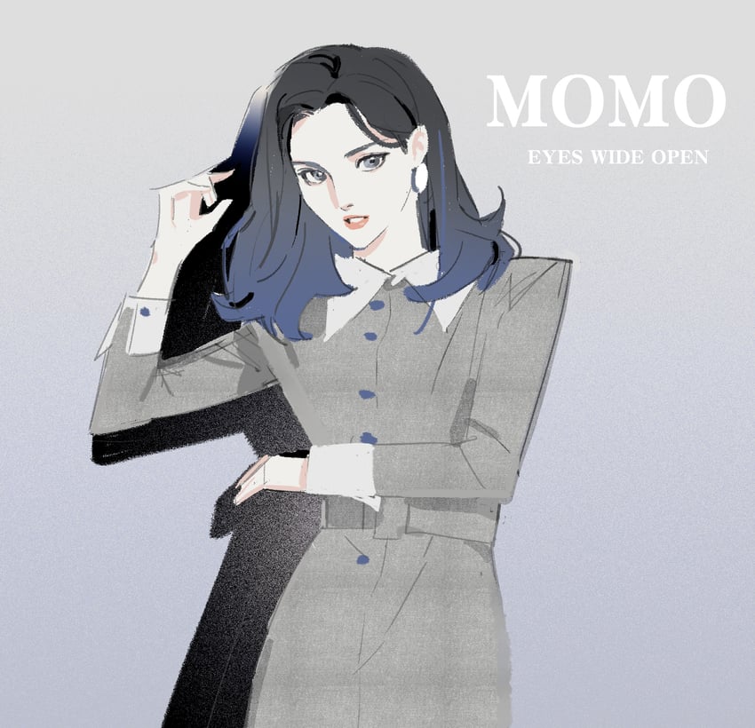 momo (real life and 1 more) drawn by qiao_nan_1028_hao